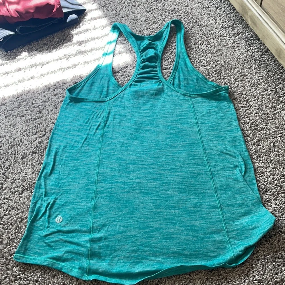 lululemon athletica Teal Racerback Tank